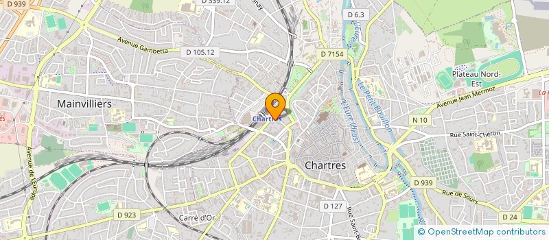 localisation de l'entreprise SCI DE LA GARE B.M.E.C. à CHARTRES