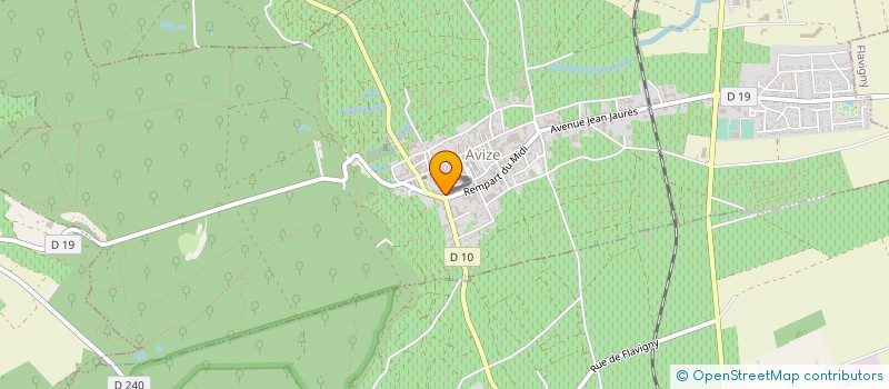 localisation de l'entreprise SCI DE LA GARE D'ANTHENAY  LE MESNIL-SUR-OGER