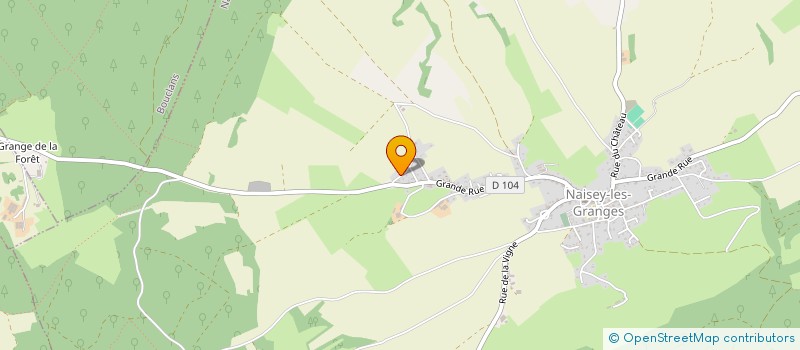 localisation de l'entreprise SCI DE LA GARE D O  NAISEY-LES-GRANGES