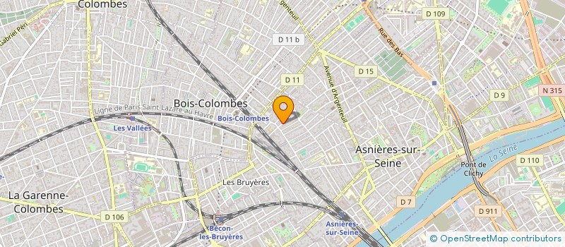 localisation de l'entreprise SCI DE LA GARE DE JUNAS à ASNIERES-SUR-SEINE