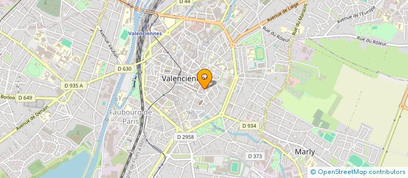 localisation de l'entreprise SCI DE LA GARE LENSOISE  VALENCIENNES