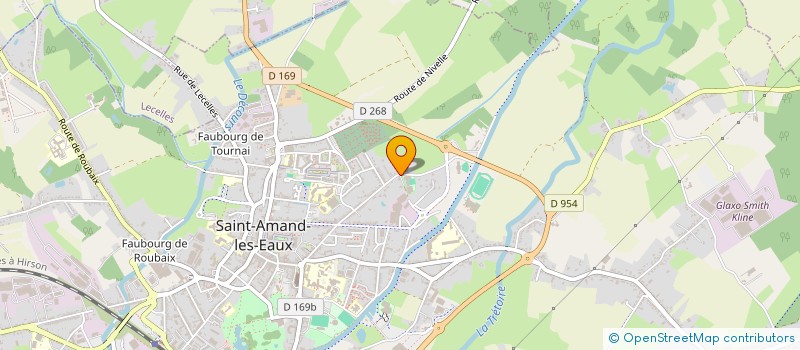 localisation de l'entreprise SCI DE LA GARE SAINT-LOUIS à SAINT-AMAND-LES-EAUX