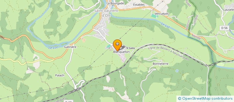 localisation de l'entreprise SCI DE LA GARENNE  SAINT-SATURNIN-DE-LENNE