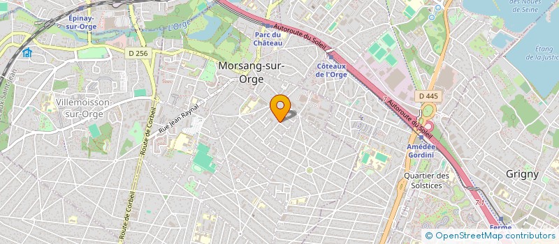 localisation de l'entreprise SCI DE LA GARENNE à MORSANG-SUR-ORGE