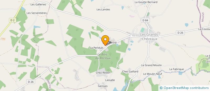 localisation de l'entreprise SCI DE LA GARENNE à LES GRANDS-CHEZEAUX