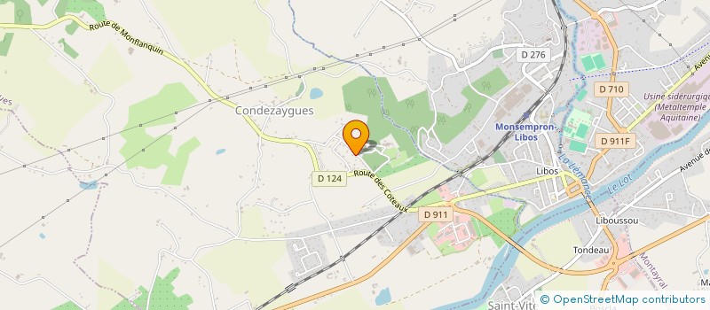 localisation de l'entreprise SCI DE LA GARENNE  FUMEL