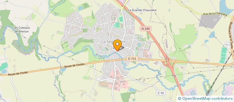 localisation de l'entreprise SCI DE LA GARENNE  LA SEGUINIERE