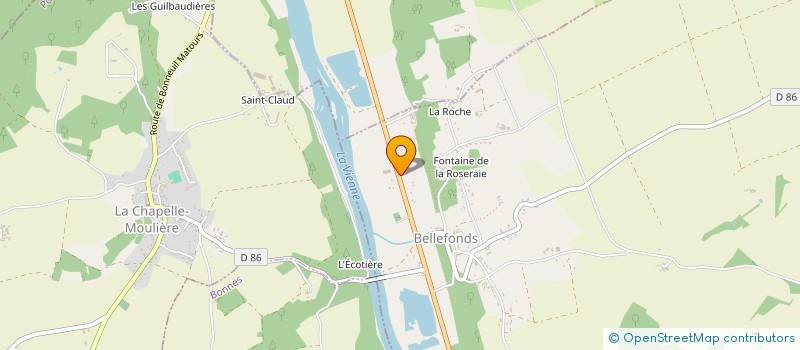 localisation de l'entreprise SCI DE LA GARENNE  BELLEFONDS