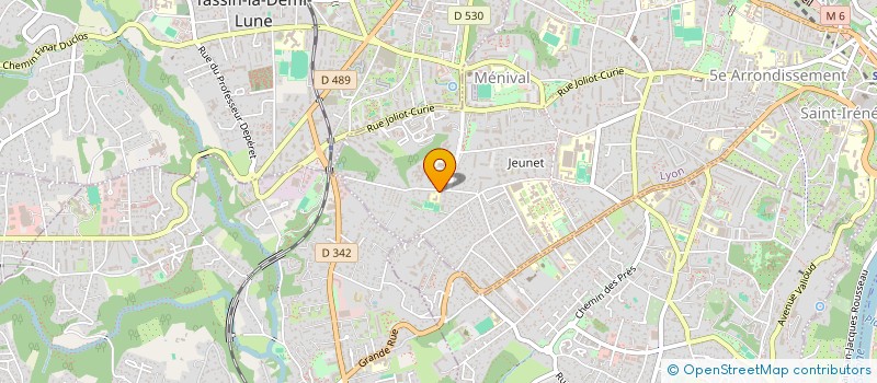 localisation de l'entreprise SCI  DE LA GARENNE  LYON