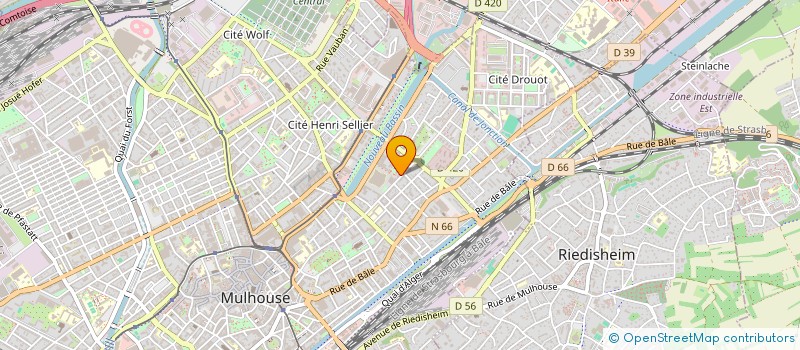 localisation de l'entreprise SCI DE LA GARENNE à MULHOUSE