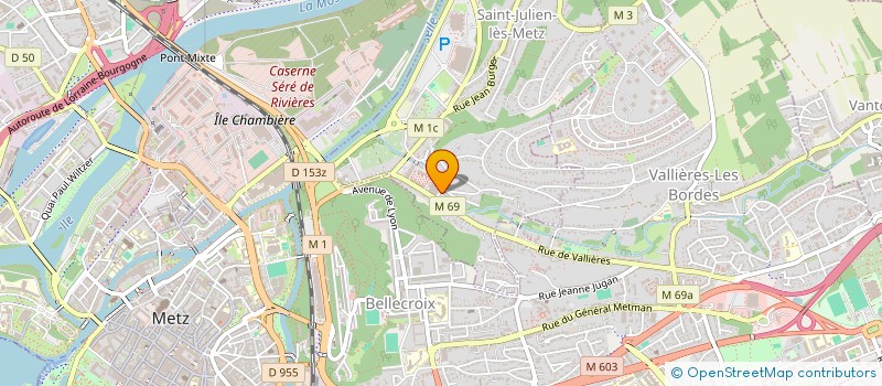localisation de l'entreprise SCI DE LA GARENNE à SAINT-JULIEN-LES-METZ