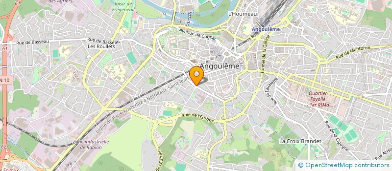localisation de l'entreprise SCI DE LA GARENNE à ANGOULEME