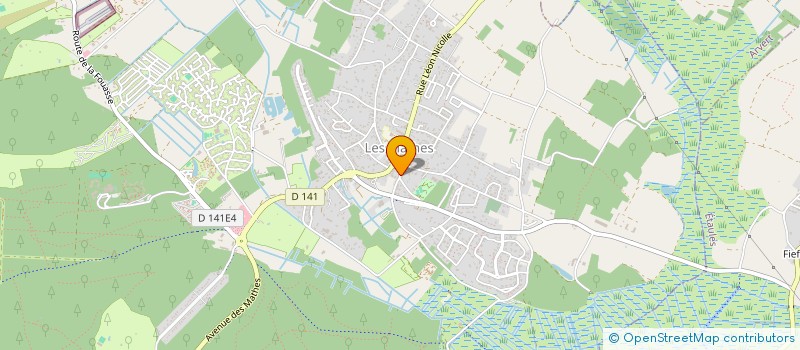 localisation de l'entreprise SCI DE LA GARENNE  LES MATHES