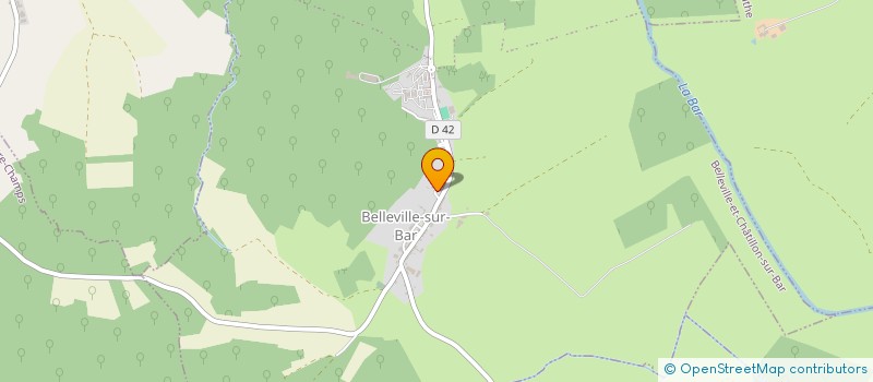 localisation de l'entreprise SCI DE LA GARENNE  BELLEVILLE-ET-CHATILLON-SUR-BAR