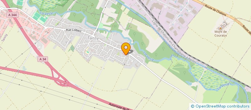 localisation de l'entreprise SCI DE LA GARENNE D'ECUEIL  ECUEIL