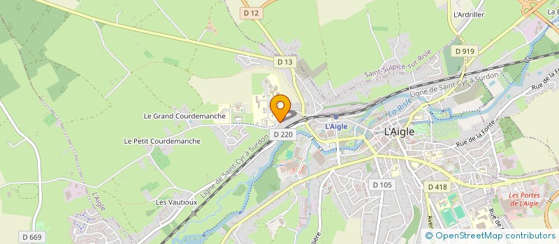 localisation de l'entreprise SCI DE LA GARENNIERE à L'AIGLE