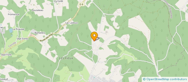 localisation de l'entreprise SCI DE LA GARONNE 30  TRELISSAC