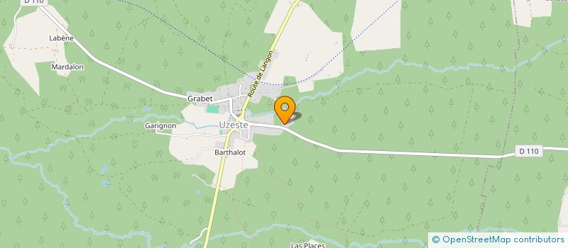 localisation de l'entreprise SCI DE LA GARPE  UZESTE
