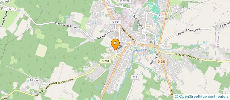 localisation de l'entreprise SCI DE LA GARRIGOTTE  CASTELJALOUX