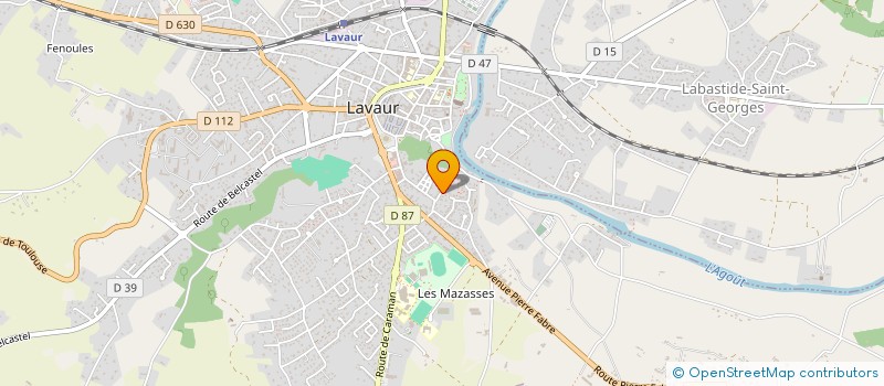 localisation de l'entreprise SCI DE LA GARRIGUE à LAVAUR