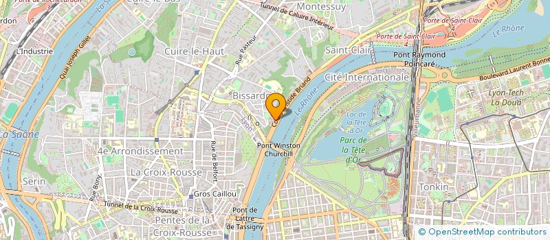 localisation de l'entreprise SCI DE LA GARRIGUE  CALUIRE-ET-CUIRE