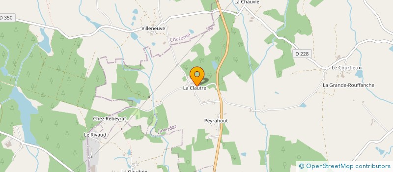 localisation de l'entreprise SCI DE LA GATINE à JAVERDAT