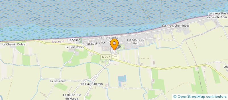 localisation de l'entreprise SCI DE LA GAUDICHAIS  SAINT-BROLADRE