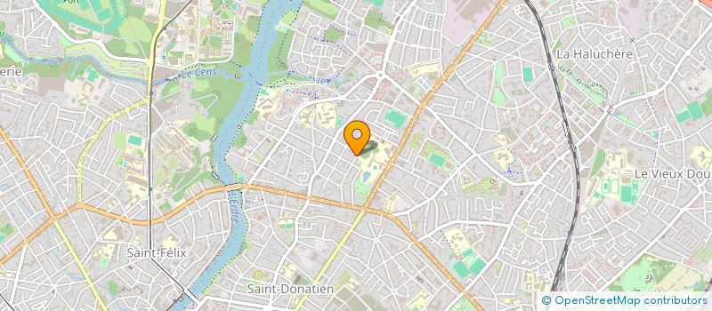 localisation de l'entreprise SCI DE LA GAUDINIERE  NANTES