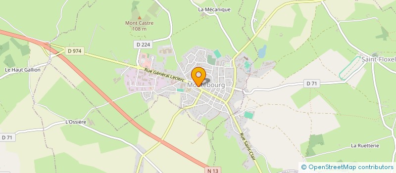 localisation de l'entreprise SCI DE LA GAUVINERIE  MONTEBOURG