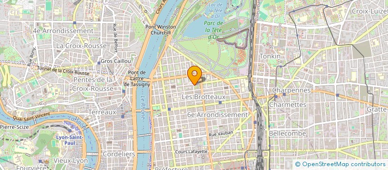 localisation de l'entreprise SCI DE LA GAVANIERE  LYON