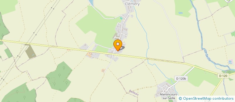 localisation de l'entreprise SCI DE LA GELINOTTE  CLEMERY