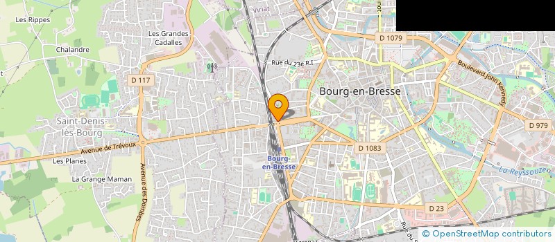 localisation de l'entreprise SCI DE LA GENETE à BOURG-EN-BRESSE