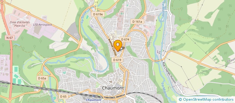 localisation de l'entreprise SCI DE LA GEODE à CHAUMONT