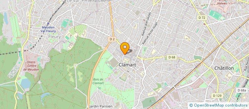 localisation de l'entreprise SCI DE LA GEODE à CLAMART