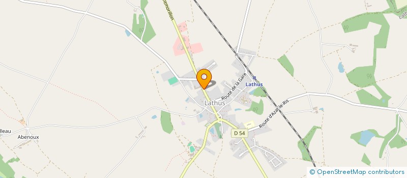 localisation de l'entreprise SCI DE LA GIBERTIERE à LATHUS-SAINT-REMY