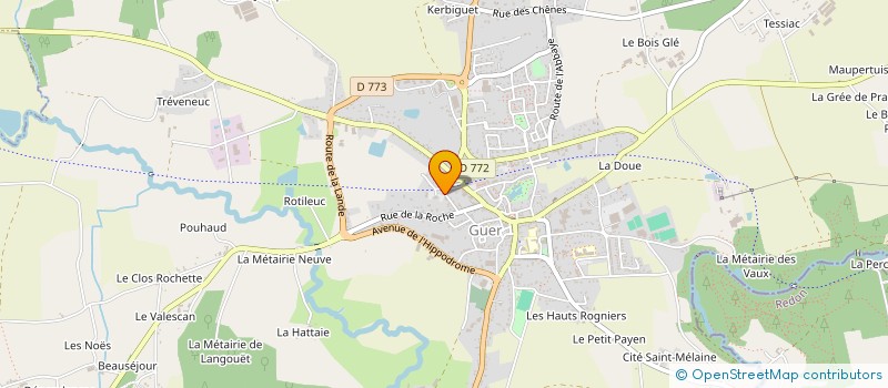 localisation de l'entreprise SCI DE LA GIGOIS  GUER