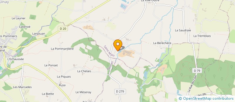 localisation de l'entreprise SCI DE LA GIGUAIS  LA BAUSSAINE