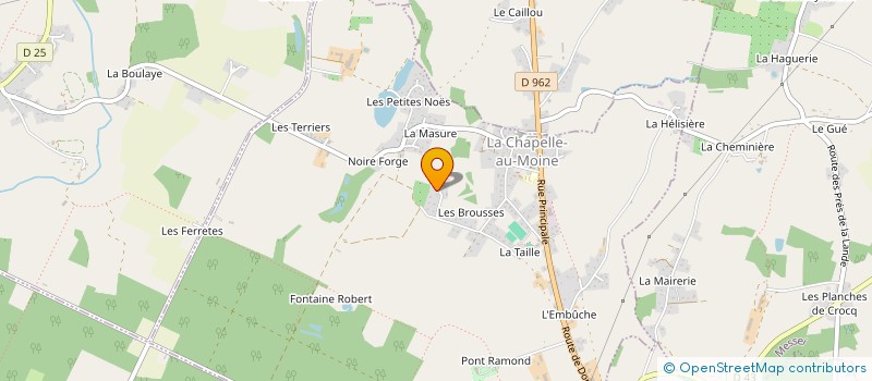 localisation de l'entreprise SCI DE LA GINE à ATHIS-VAL DE ROUVRE