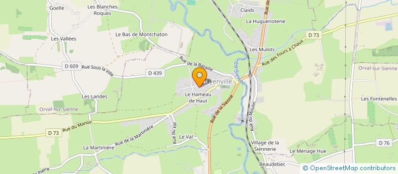 localisation de l'entreprise SCI DE LA GIRARDIERE  QUETTREVILLE-SUR-SIENNE