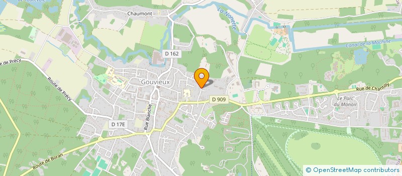 localisation de l'entreprise SCI DE LA GITE  GOUVIEUX