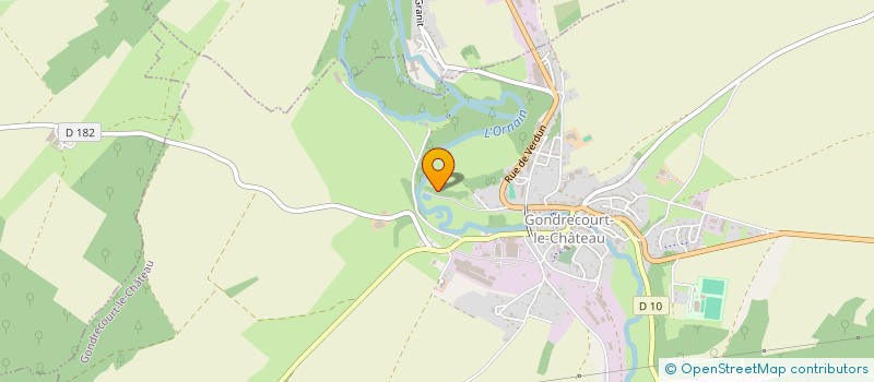 localisation de l'entreprise SCI DE LA GLACIERE à GONDRECOURT-LE-CHATEAU