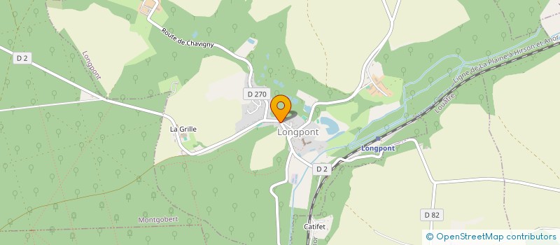 localisation de l'entreprise SCI DE LA GLACIERE  LONGPONT