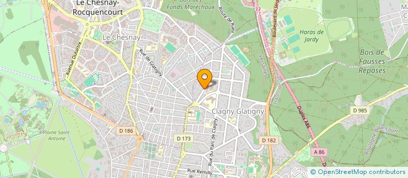 localisation de l'entreprise SCI  DE LA GLATINIERE à VERSAILLES