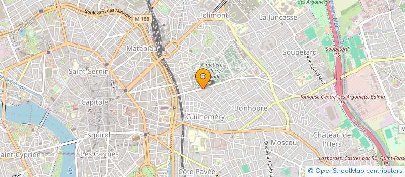 localisation de l'entreprise SCI DE LA GLOIRE DE SAVIGNAC DE LOZE  PIN-BALMA