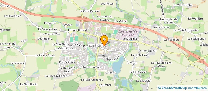 localisation de l'entreprise SCI DE LA GLOSERIE à SAINT-GILLES