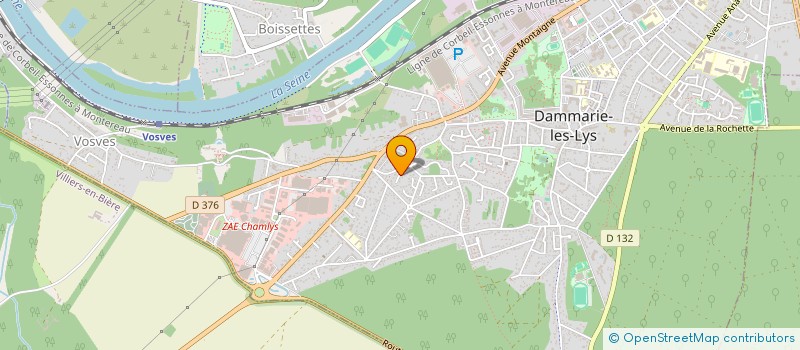 localisation de l'entreprise SCI DE LA GOBELINE  DAMMARIE-LES-LYS