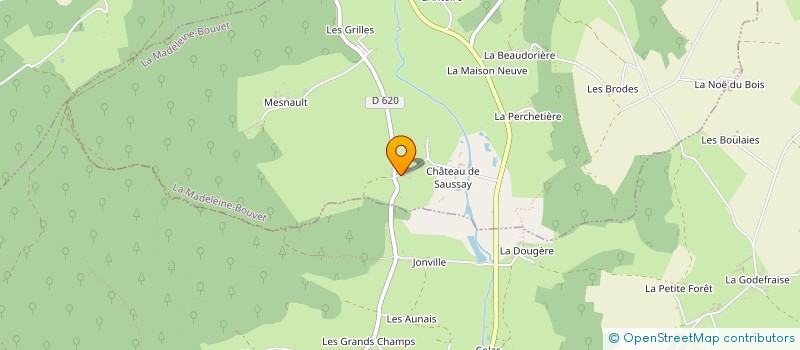 localisation de l'entreprise SCI DE LA GODARDIERE à LA MADELEINE-BOUVET
