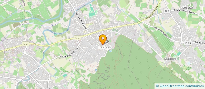 localisation de l'entreprise SCI DE LA GONETTE  ROBION