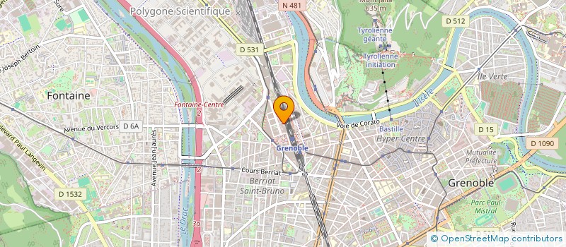 localisation de l'entreprise SCI DE LA GORGONE à GRENOBLE