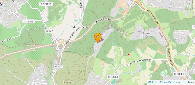 localisation de l'entreprise SCI DE LA GOULE  GRABELS